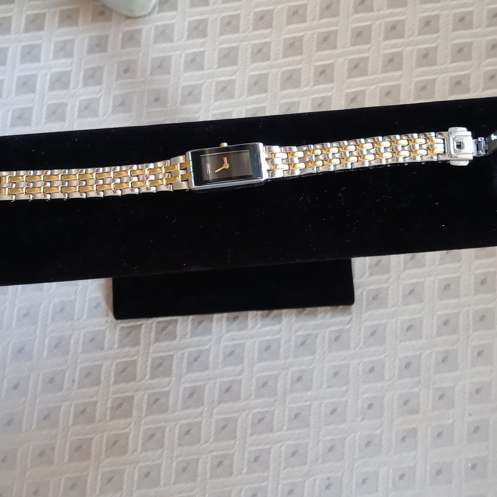 Citizen eco 2 tone light driven ladies watch